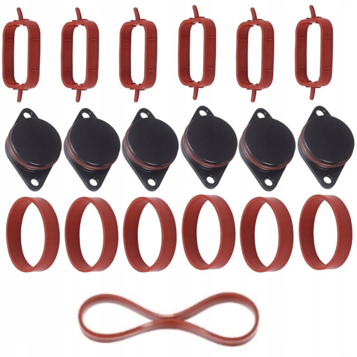 Комплект от 6 капачки за колектор на всмукателен колектор, за BMW M57 M47 E46 E60 E90, пълен комплект, 32 мм