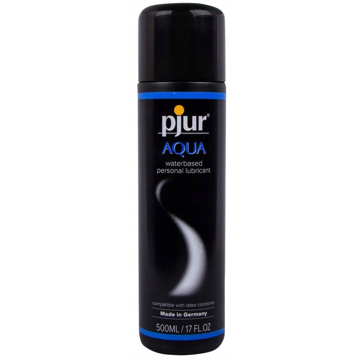 Pjur Aqua síkosító 500ml, átlátszó, óvszerbarát, illatmentes