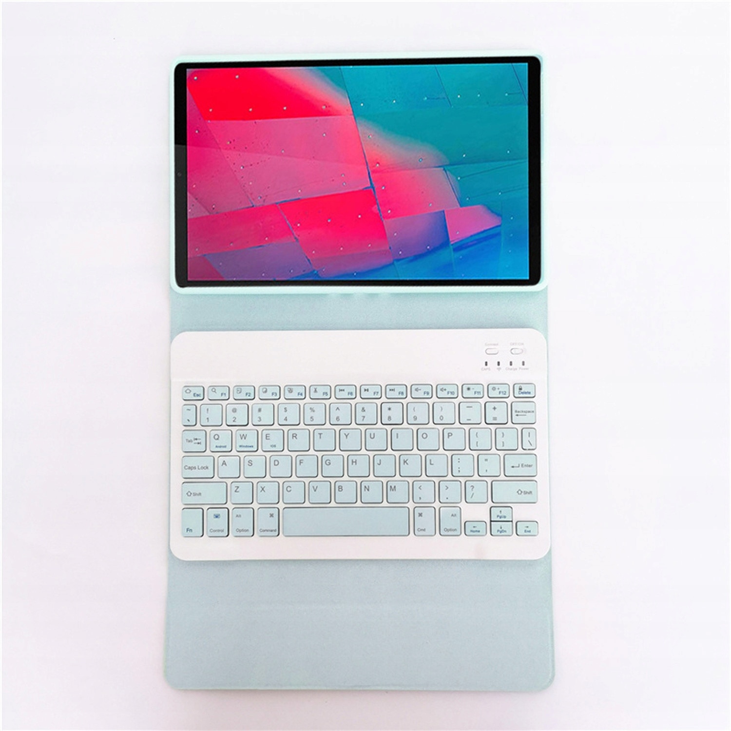 Husa cu tastatura, pentru Lenovo M10 Plus TB-X606X, albastru, set complet
