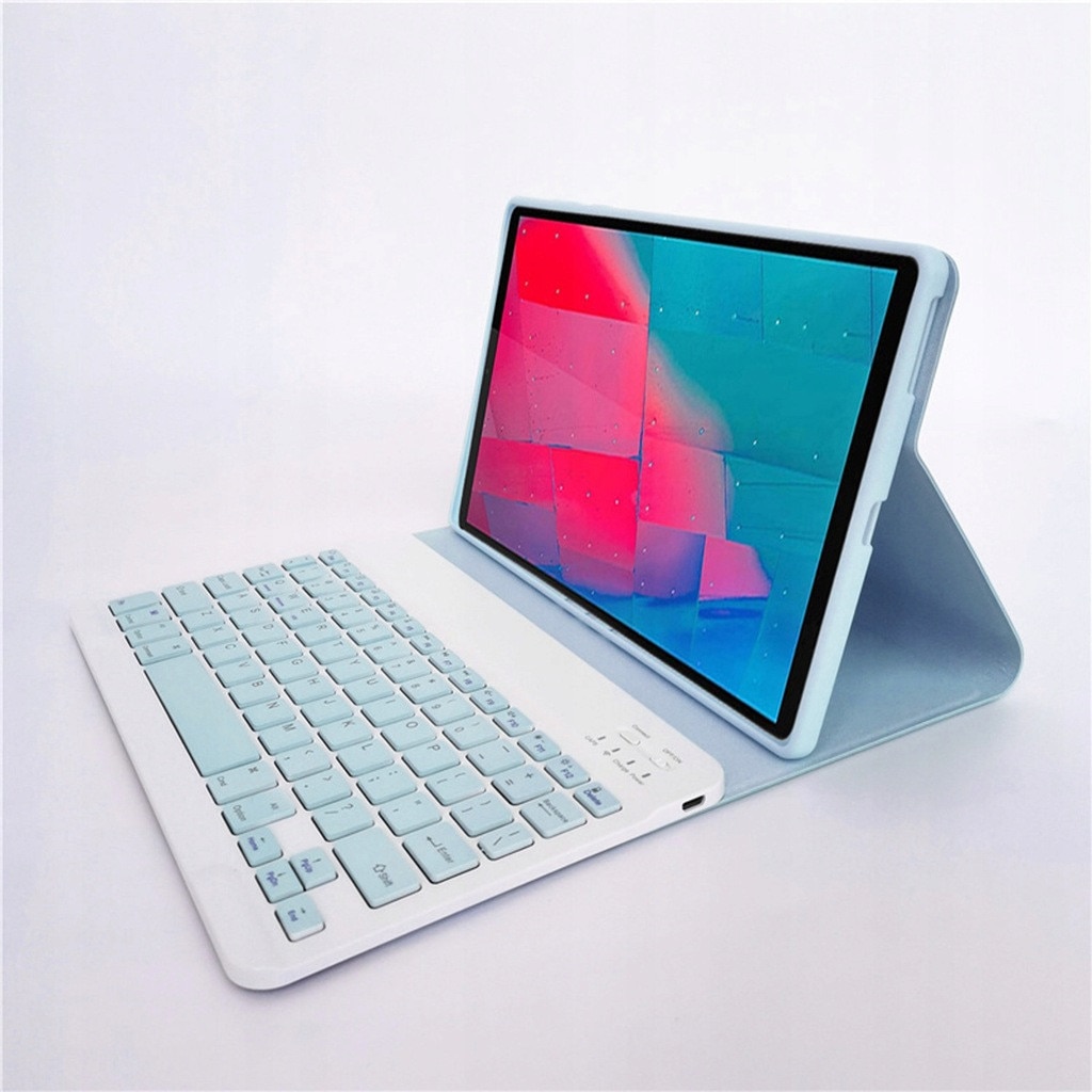 Husa cu tastatura, pentru Lenovo M10 Plus TB-X606X, albastru, set complet
