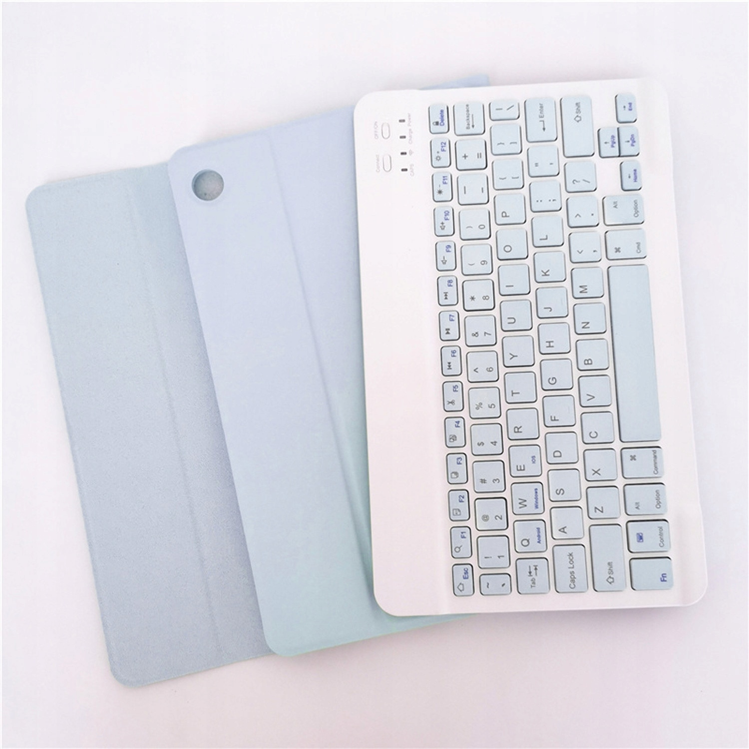 Husa cu tastatura, pentru Lenovo M10 Plus TB-X606X, albastru, set complet