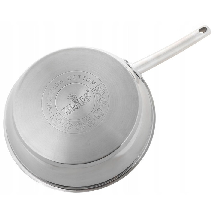 Serpenyő, MÉZESKALÁCS, 24cm, fedővel, fekete