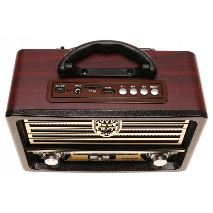 Radio portabil cu Bluetooth, functie MP3, 24x17x10cm