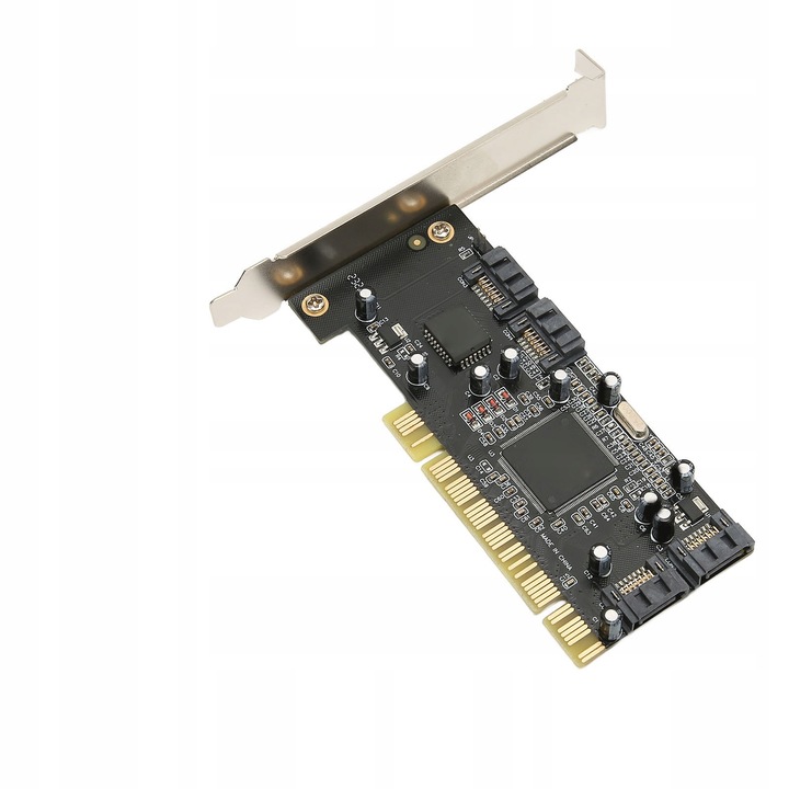 Karta PCI 4 porturi SATA, 150MB/s, material PCB, set cu hard disk