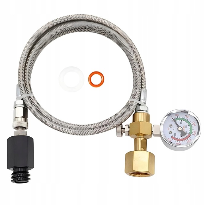 Adaptor W21.8 pentru umplerea butelilor de CO2, cu manson de conectare rapida, 21.8mm