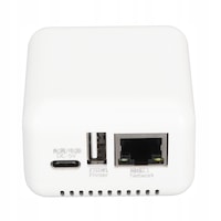 Server de imprimare USB 2.0, 100-240V, suporta 256GB, compact, alb