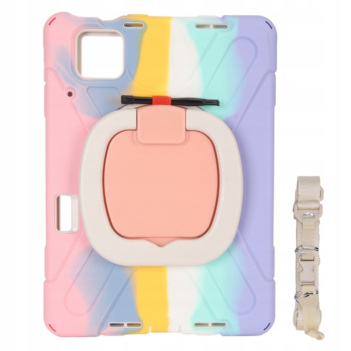 Husa tableta Xiaomi Mi Pad 6/6 Pro, protectie cazuta, suport rotativ, multicolor