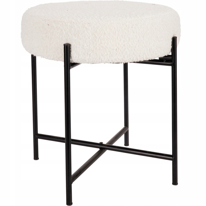 Bucle zsámoly, 36 cm, fekete fém alap, 40 cm