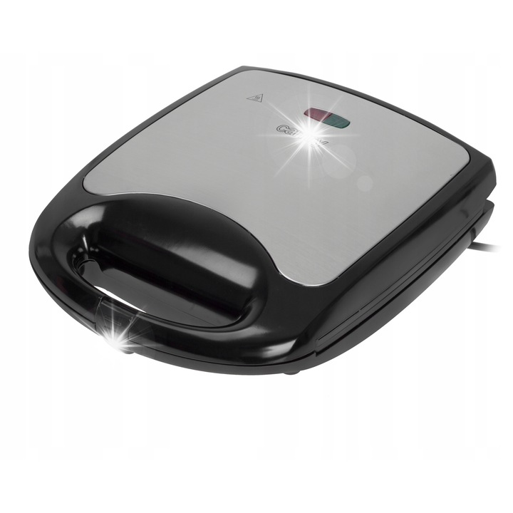 Opiekacz pentru Sandwich-uri, 1500W, 4 Kanapki, Negru, Set