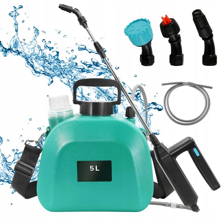 Opryskiwacz electric manual cu acumulator, 5L, verde, set complet