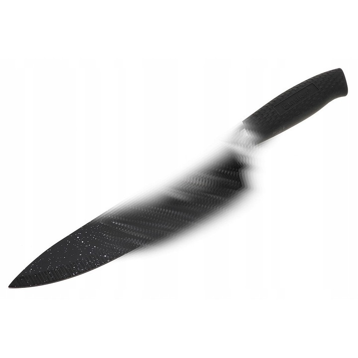 Set de cutite de bucatarie cu suport rotativ, 5 piese, inox, ergonomic