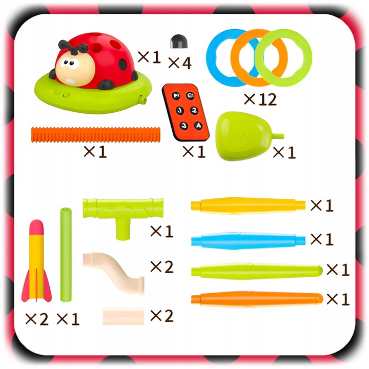 Set de joaca interactiv pentru copii, multicolor, 3 in 1