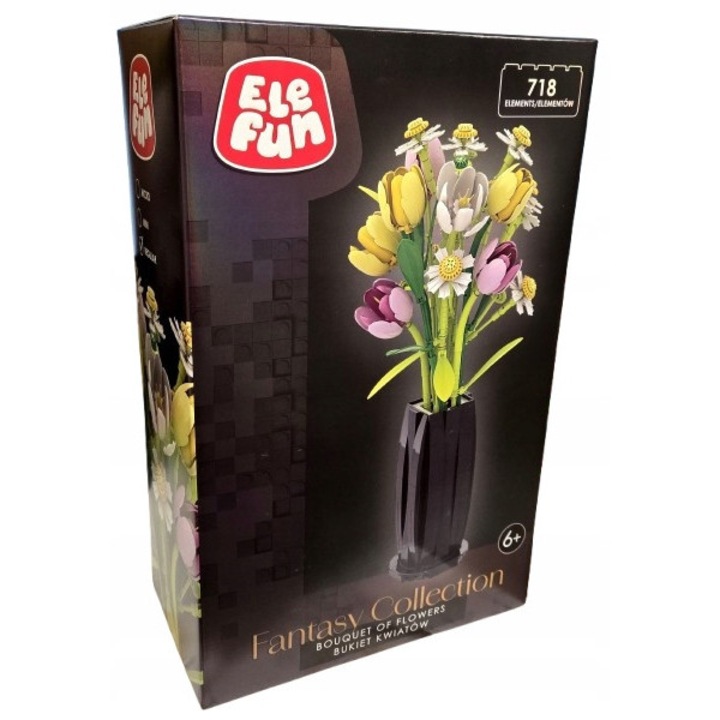 Set de constructie Elefun Fantasy Collection, 718 elemente, multicolor, pentru copii 6+