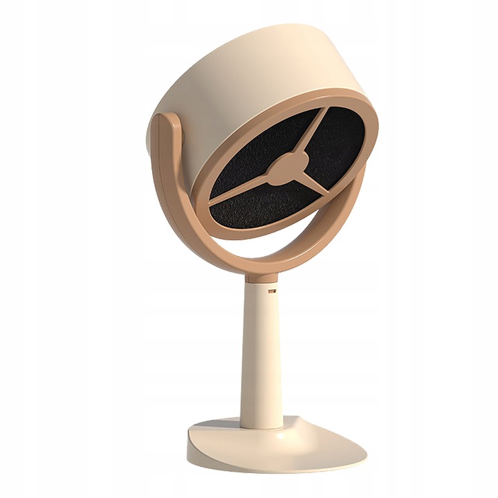 Purificator de aer portabil, crem-alb, 1200Pa, compact, cu filtru din bumbac, set complet