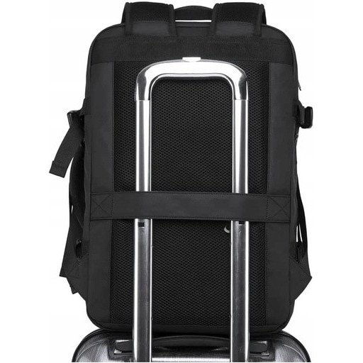 Rucsac laptop Bange 17,3'', waterproof, cu port USB, negru, 30-38l