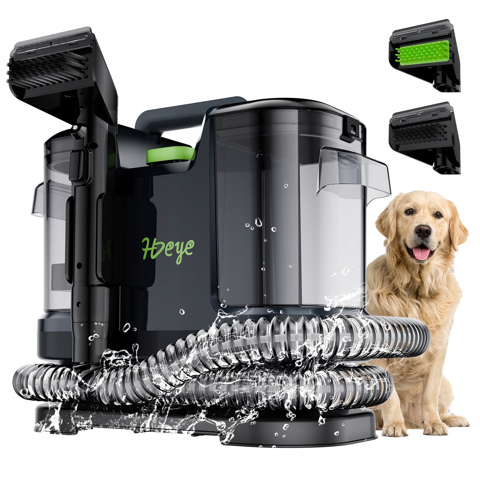 Aspirator Piorator pentru Curatarea Covorului si Tapiteriei, 450W, 6 Accesorii, 1.8L, Multicolor, 335x235x305mm