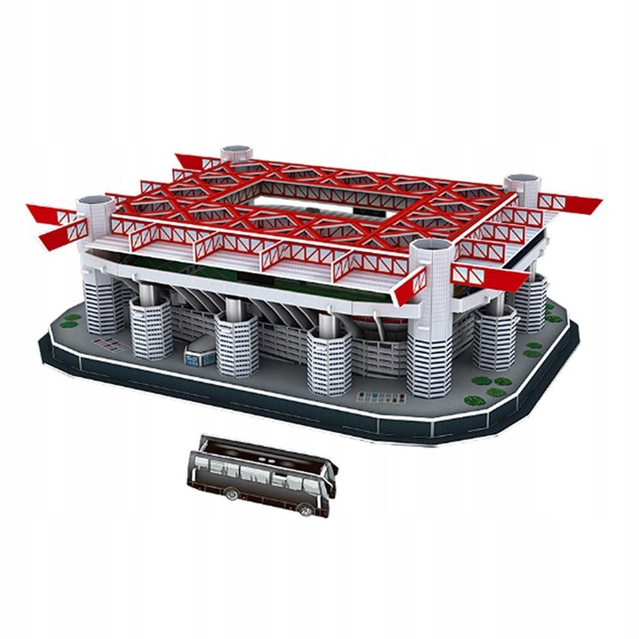 Puzzle 3D Stadion San Siro AC Milan és Inter, 154 darab, 26x34,5x10,6cm