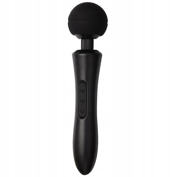 Vibrátor Éjszakai Fantázia Varázspálca, 35x8cm, 8 sebesség, 20 program, fekete