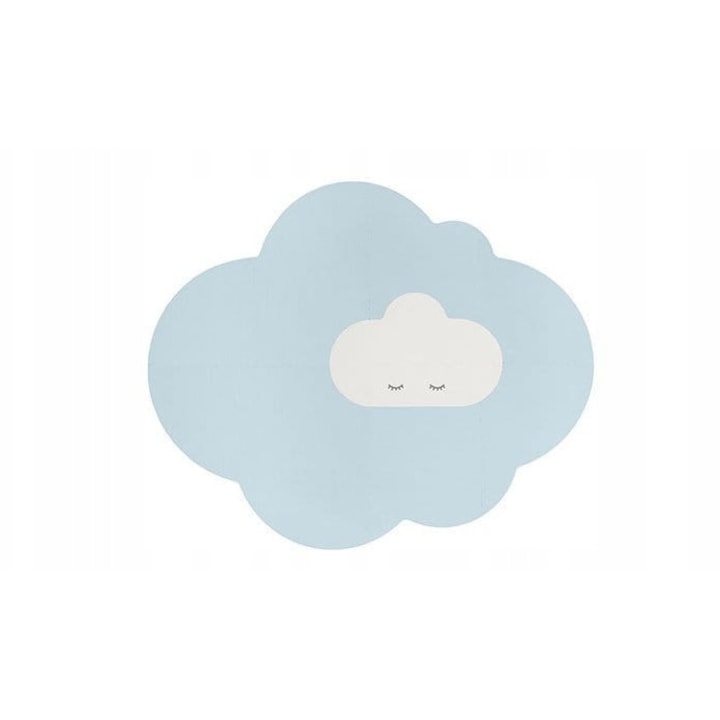 Covoras de joaca , Quut, Dusty Blue, 175x0,13x145cm, din spuma EVA, multifunctionala