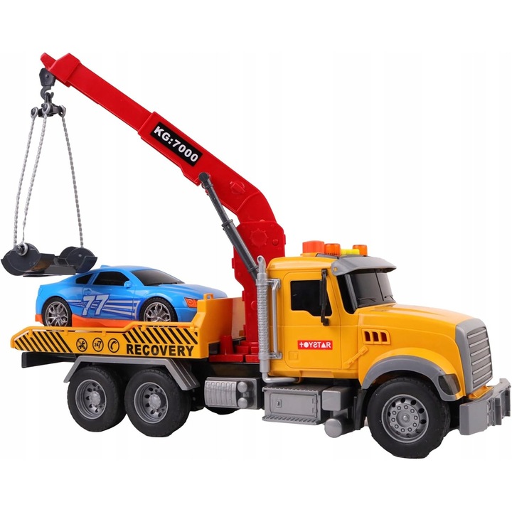 Camion de jucarie Turbo, 1:20, efecte sonore si luminoase, plastic