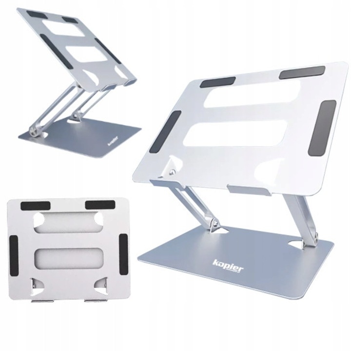Suport laptop, 11-17", aluminiu, inaltime ajustabila 3,2-26,7 cm, set complet