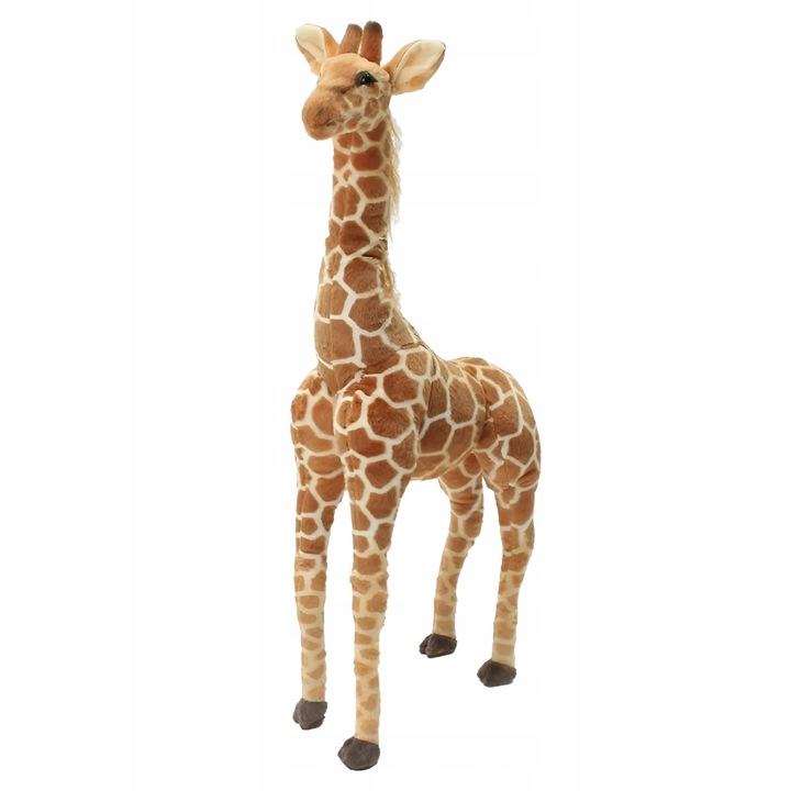 Zebra inalta de plus, 120 cm, galben-maro, set 1x mascote