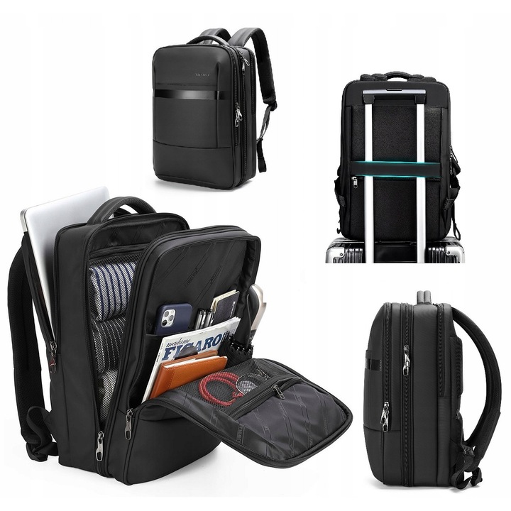 Rucsac laptop 15,6", Tigernu, waterproof, RFID, 42x32x17,5cm