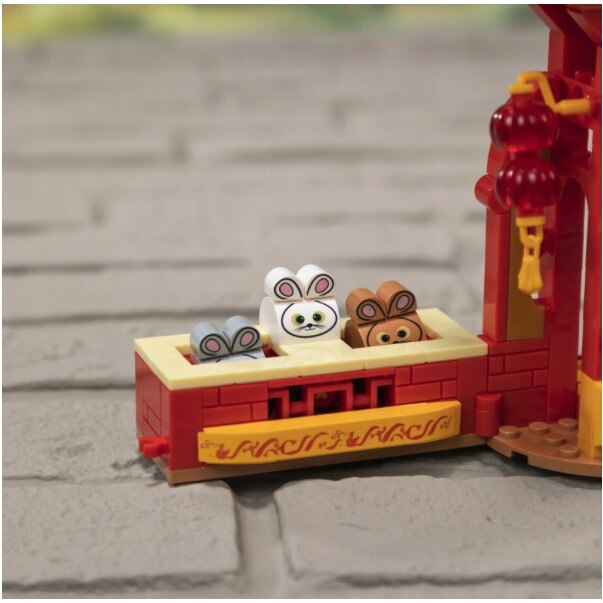 Set de constructie Kung Fu Panda, Pantasy, tabara de antrenament