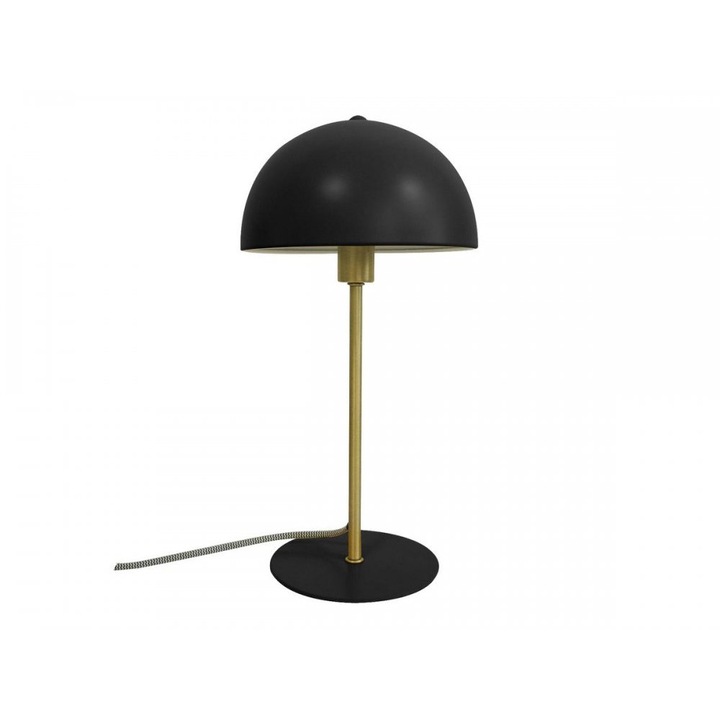 Lampa de birou Bonnet, neagra, retro, 39x20cm, 25W, 175cm cablu