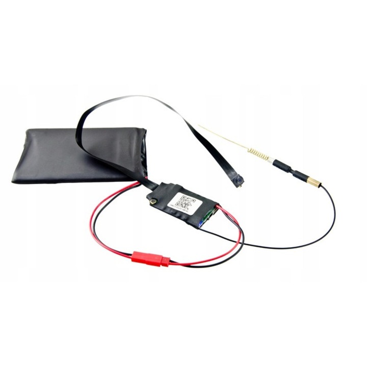 Mini camera spion IP WiFi, 1080p, 4000mAh, negru