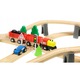 Trenulete de jucarie, Sferazabawek, set cu 410 cm de sine, din lemn, multicolor