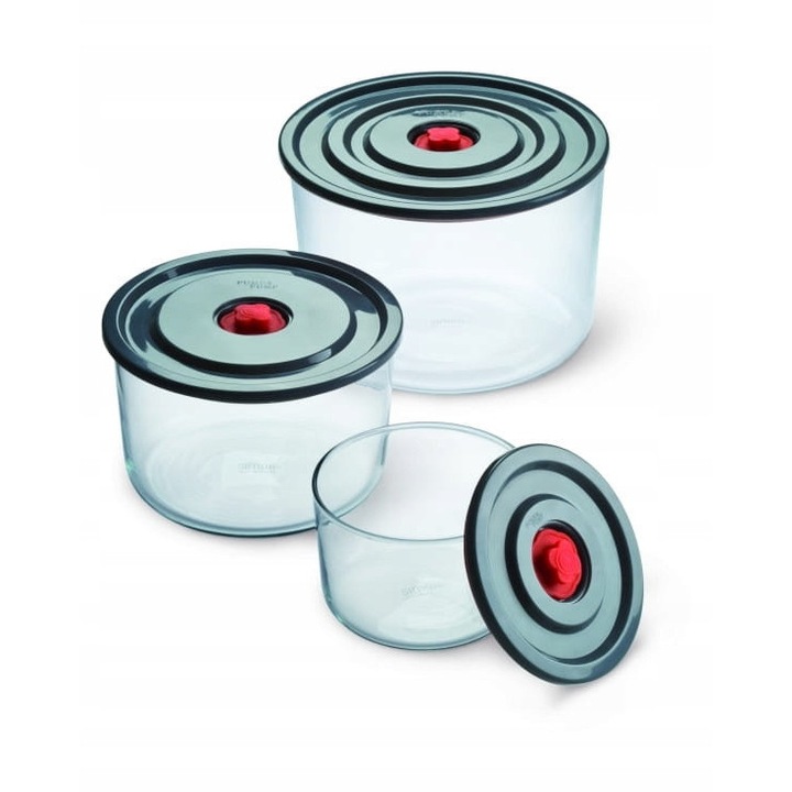 Block Комплект огнеупорни тави за печене от 5 части Simax (2.5л+1.9л, 1.5л+1л и 2.5л)