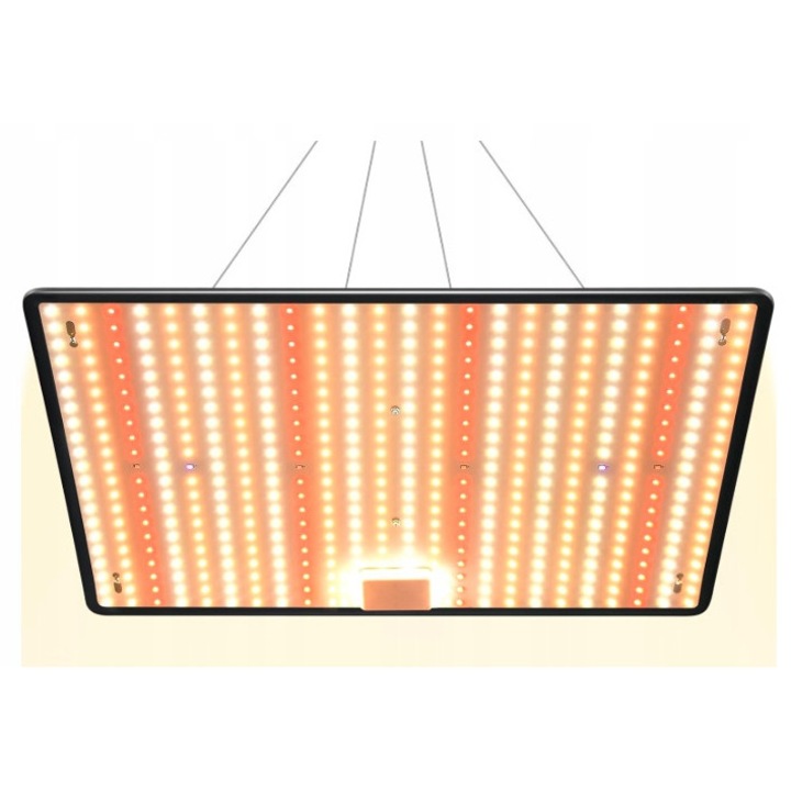 Lampa LED DragonLight EW1000, 30 W, spectru complet, 30x30x3 cm, alb, set cu cablu 3 m