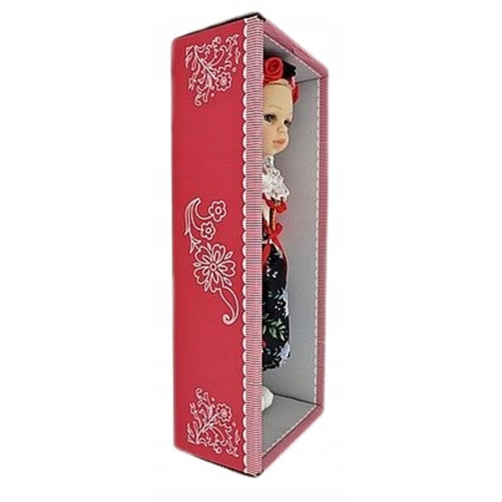 Papusa Krakowianka, ADAR, 38cm, canta si vorbeste in limba poloneza, ambalata in cutie cadou