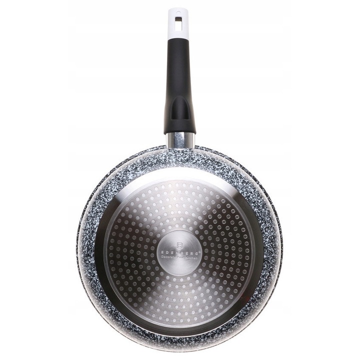 30 cm-es alumínium serpenyő, márványbevonatú tapadásmentes felülettel, indukciós, gáz, kerámia és halogén főzőlapokhoz