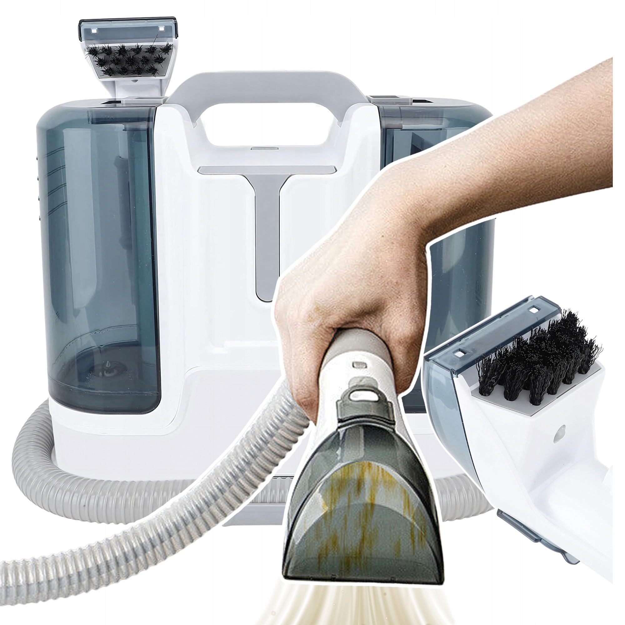 Aspirator umed/uscat, DexXer, 450W, 11 kPa, set de perii, 335x235x305mm, multicolor