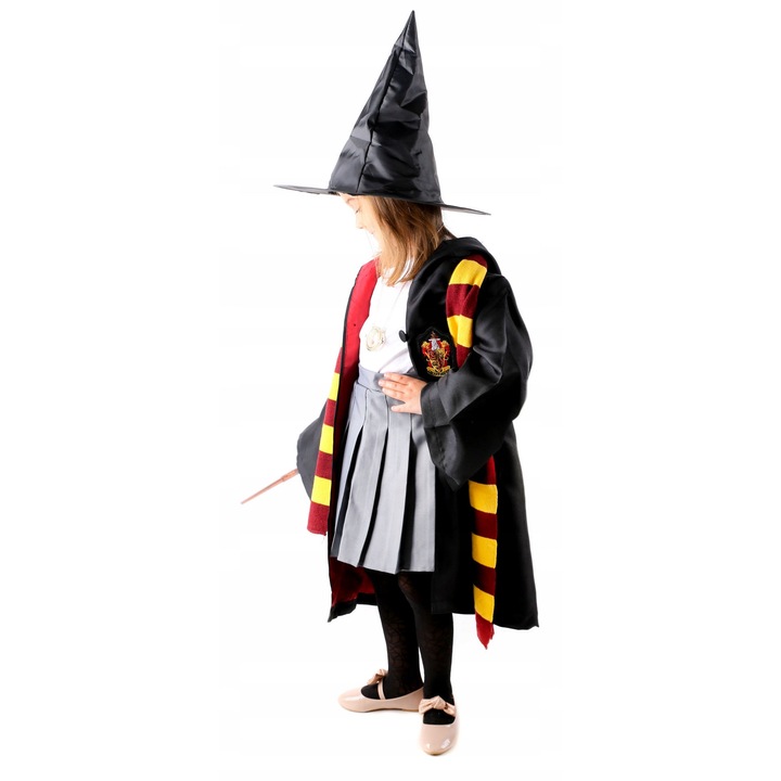 Costum Harry Potter Hermione, Cogio, 11-12 ani, set 13 piese, cu poster mare, 146-152 cm