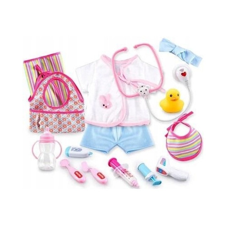 BLS-W210 babakiegészítő szett, Maksik, többszínű, 30x45cm