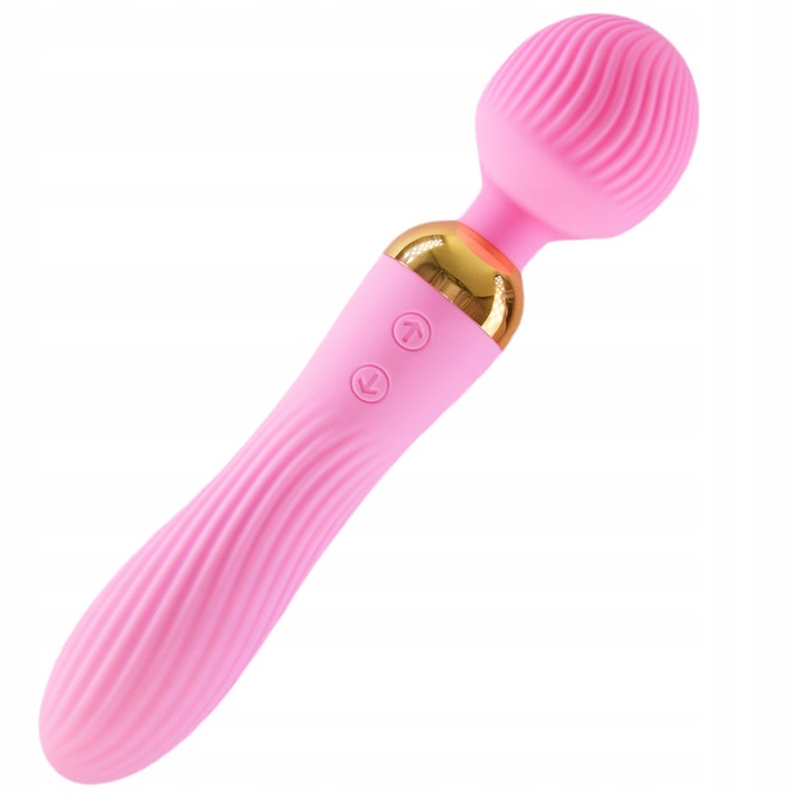 Vibrátor masszírozó 2 az 1-ben, 18 funkció, vízálló, szilikon