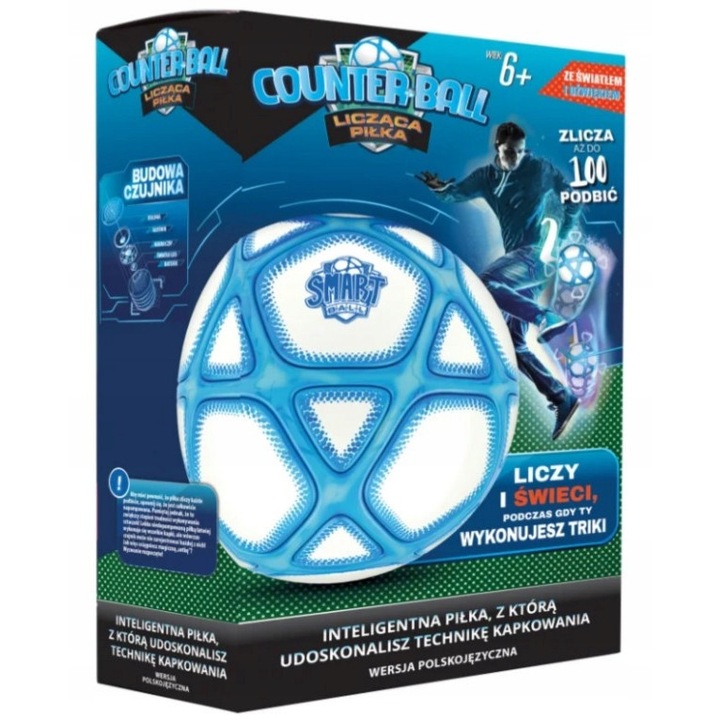 Minge interactiva Counter Ball Epee, 2 moduri, cu senzor de numarare, multicolor, set complet