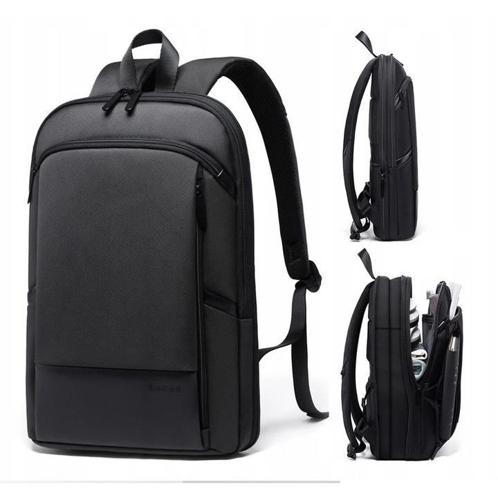 Rucsac laptop 15,6 K&M, extensibil, impermeabil, negru, 31x7x43cm