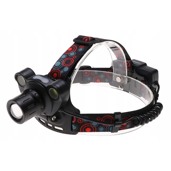 LED челник със сензор за движение, 360 лумена, 8x8x7,5 см, комплектът включва захранване