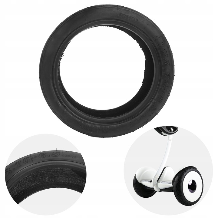 Anvelopa fara camera 10x2,70-6,5 rezistenta la caldura, greutate 800g