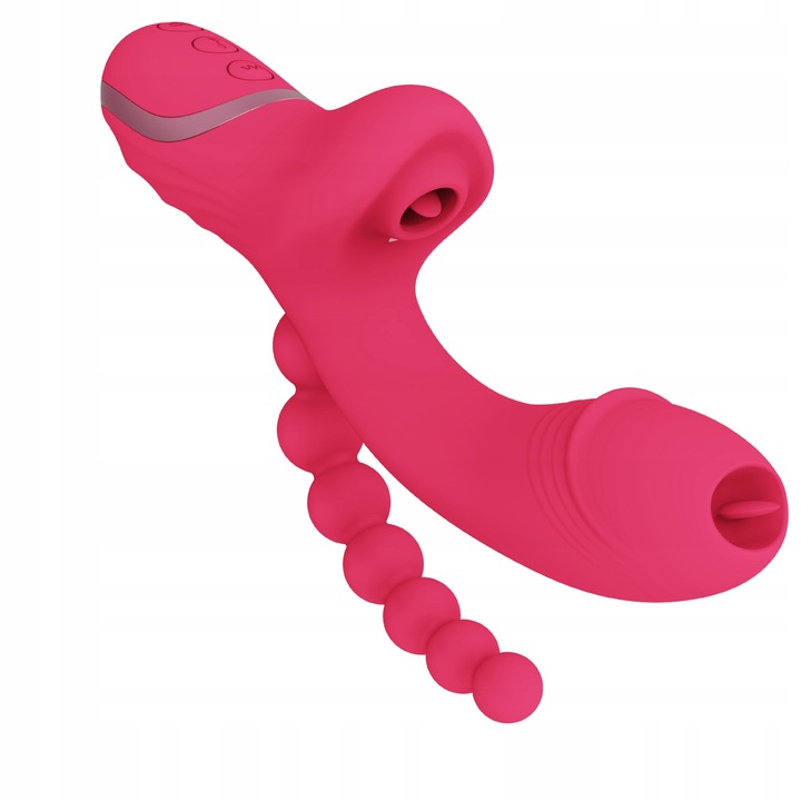 Vibrátor, 10 rezgésmód, 10 szívásmód, rózsaszín