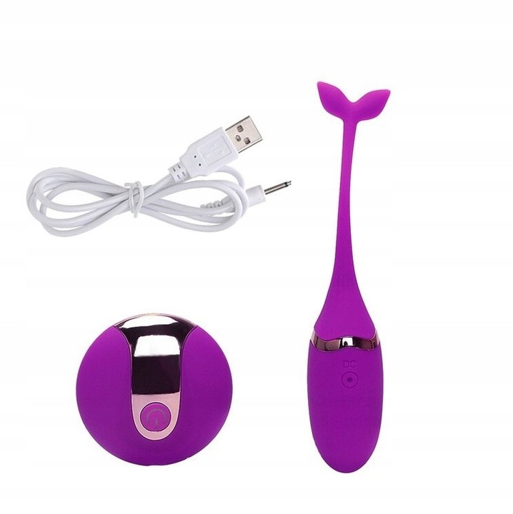 Vibrátor Éjszakai Fantázia, tojás vezeték nélküli, 10 program, 70mm, ABS, orvosi szilikon