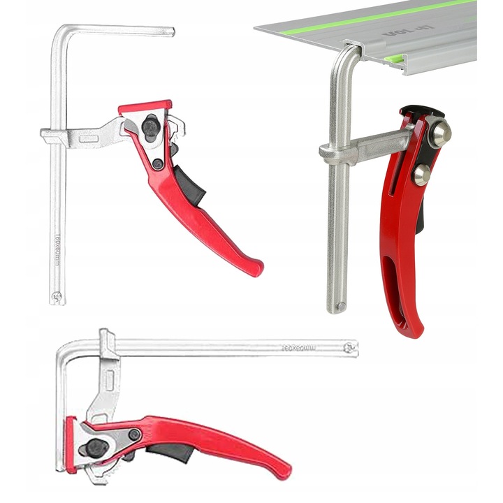 Szorító satu, 0-200mm, monoblokk, 1.41kg, tömör, műhelyhez