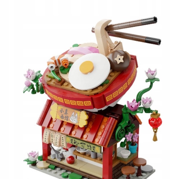 Конструктор Kung Fu Panda Pantasy Zhen's Ramen Stall, 359 части, 6,5 инча, 6+ години