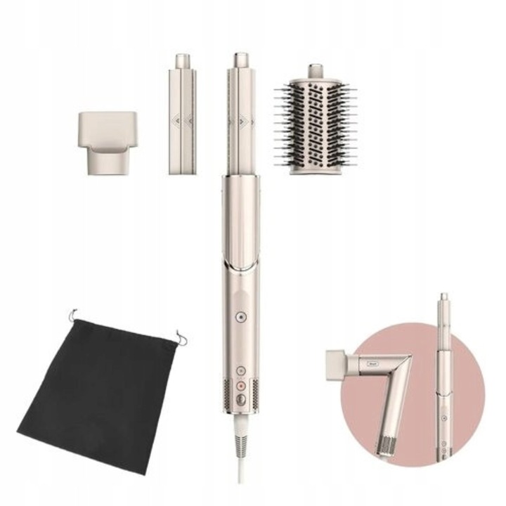 Perie de par electrica 3 in 1 Shark FlexStyle HD424SLEU, set cu ondulator, perie rotunda, concentrator, 700g