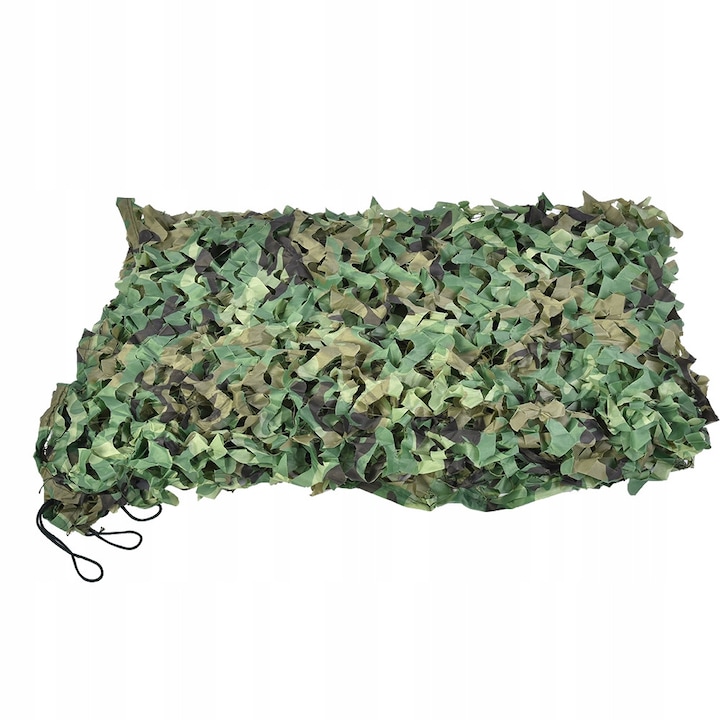 Plasa de Camuflaj 2x3m, Material Oxford, Culoare: Camuflaj Dungel, Set 1 bucata