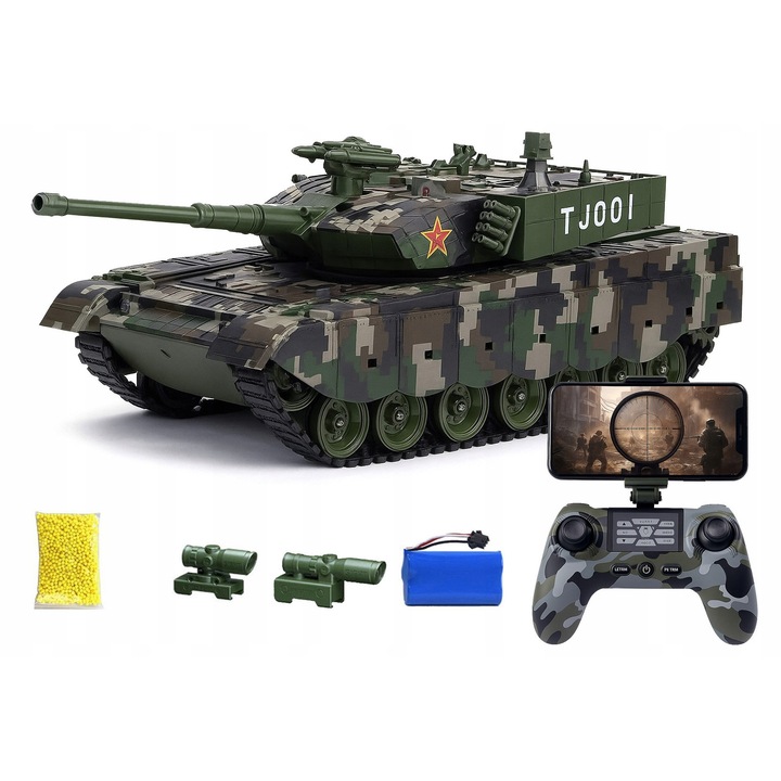 RC autó CZOLG 99G 1:18 WiFi kamerával, célzó készlettel